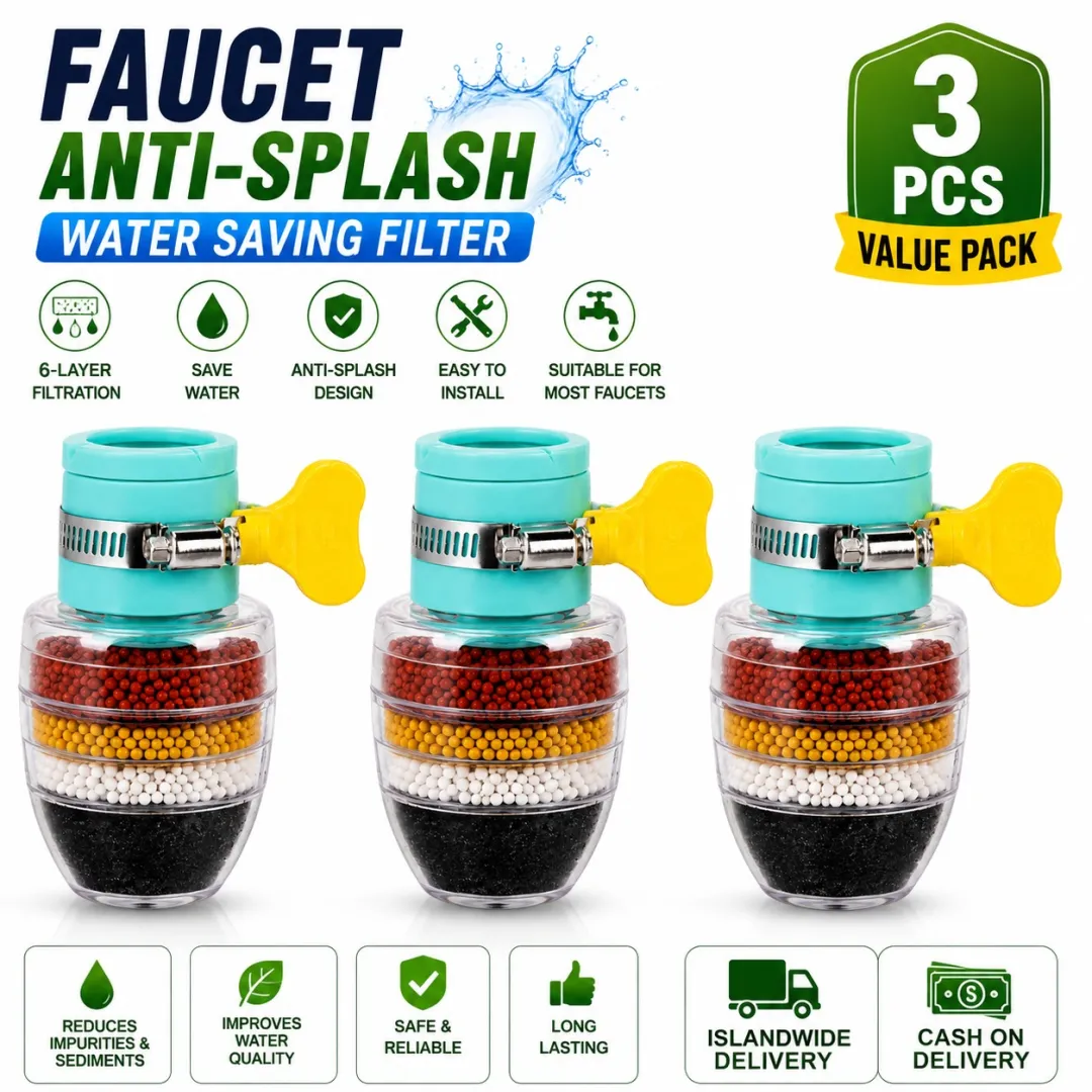6 LAYER TAP PURIFIER WATER FILTER