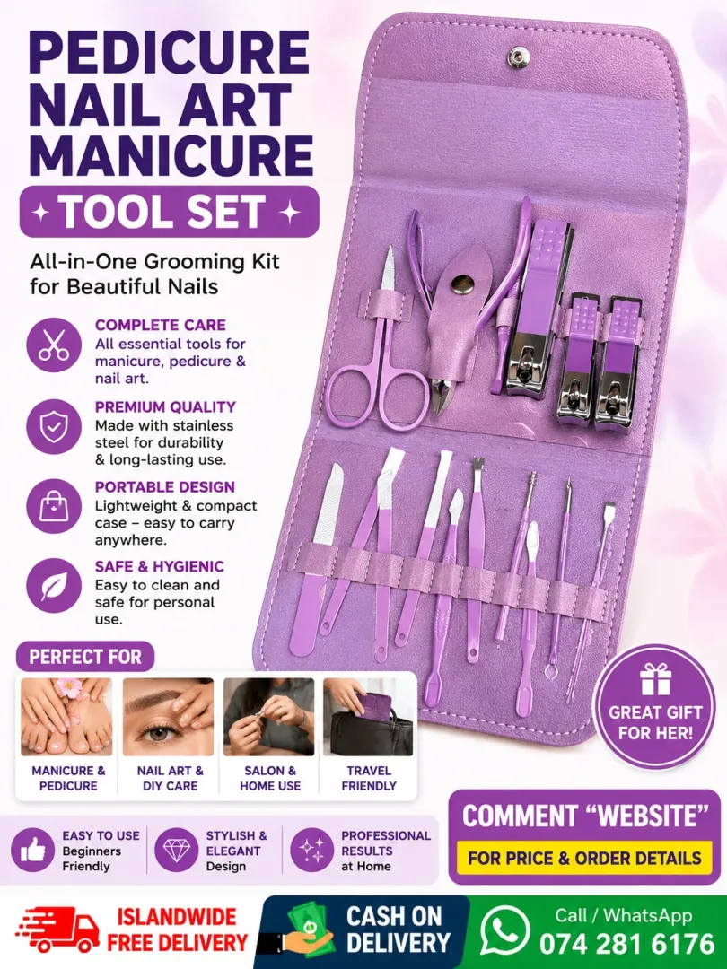PEDICURE NAIL ART MANICURE TOOL SET