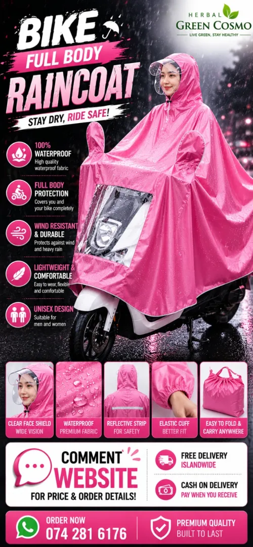 BIKE FULL BODY RAINCOAT